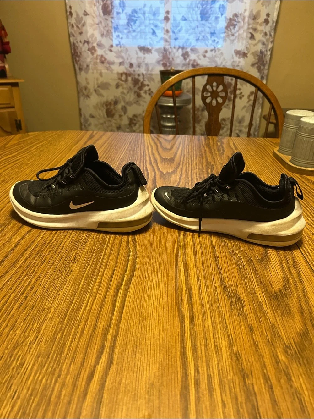 Nike Kids Black and White Air Sneakers